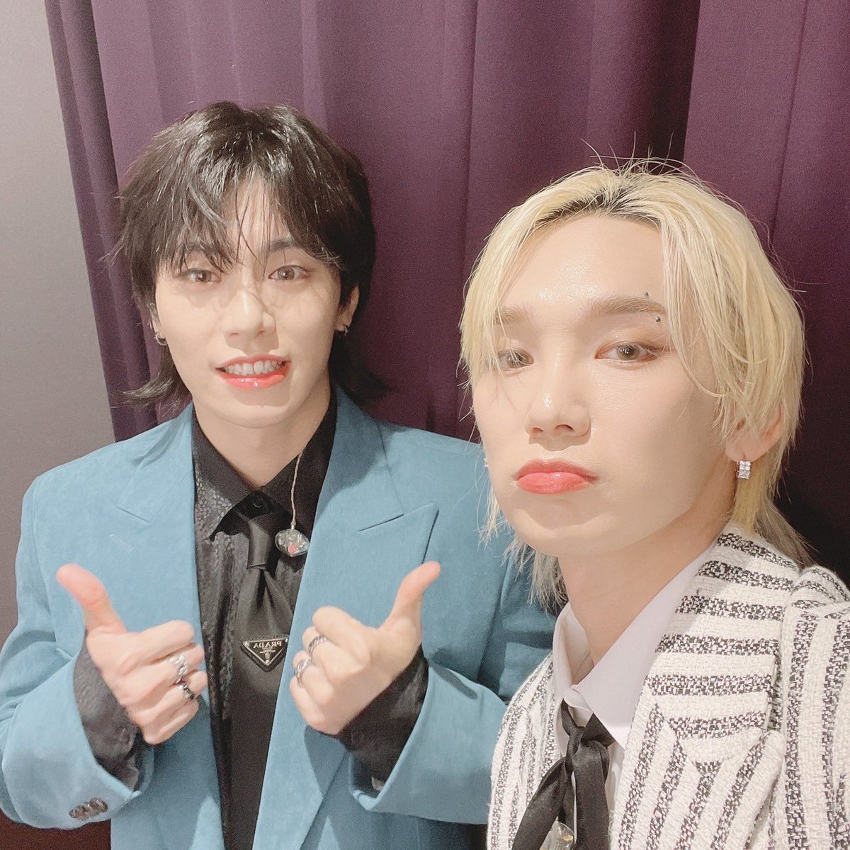 kenta_sanggyun's tweet photo. [#KENTA] 4년만에 만날 수 있게 응원을 주신 모든 짝꿍에게 감사의 말씀을 드리고 싶습니다…!!! 짝꿍 고마워요 :) 2024년에도 잘 부탁해요!! 
[#SANGGYUN] 올해를 잘 마무리한 느낌이다!기분좋은 한 해로 기억될것같습니다☺️ 
모두들 행복한 기억으로 남길 바랍니다. 
내년도 힘차게 달려나가볼게요!! https://t.co/TT1N7tcxnO