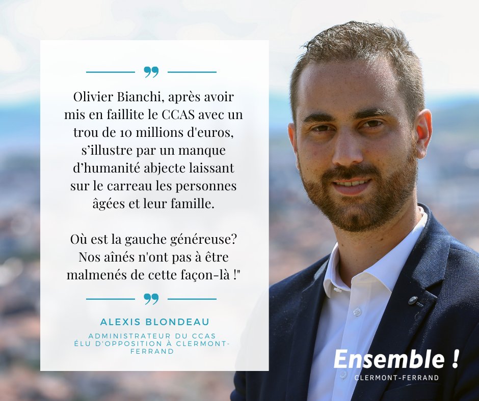 BlondeauAlexis's tweet image. #CCAS #ClermontFerrand 

Annoncer aux familles mi-décembre l'arrêt des aides à domicile dès le 1er janvier est inhumain et inexplicable.