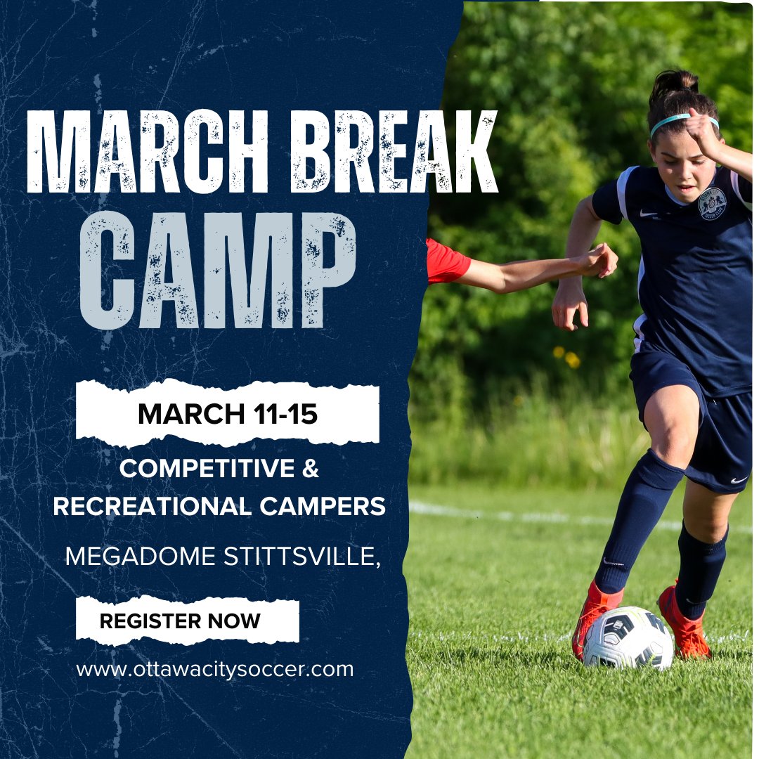 With our Soccer March Break Camp, having a ball is guaranteed! Unleash your child's potential and let them shine in the beautiful game this March break. Sign them up today and inject some soccer magic into their holiday!  Registration Now OPEN! ow.ly/wc5f50QmxU5
