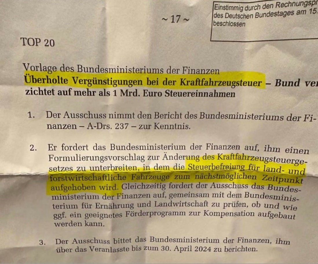 watch_union's tweet photo. @PaulZiemiak @CDUNRW_de Herr #Ziemiak, warum haben Sie den Bauern nichts davon erzählt, dass die @CDU die Bundesregierung im Rechnungsprüfungsausschuss aufforderte, die Dieselsubventionen abzuschaffen?
/PM https://t.co/k1dxGi05Ve