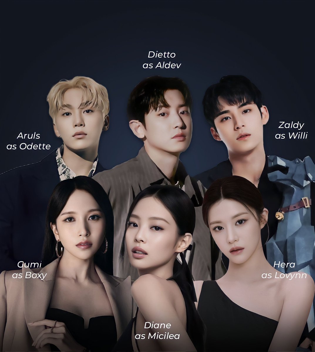 postancia's tweet photo. ⠀ 
Aldevarro Schmidt — @redietto
Odette Seymour — @syahruis
Micilea Daphne — @diajev
William Leopord — @zaldyharyo
Chrysabelle Lovynne — @vaeshera
Boxy — @megumisand

⠀ https://t.co/L3L7jbK6Zx