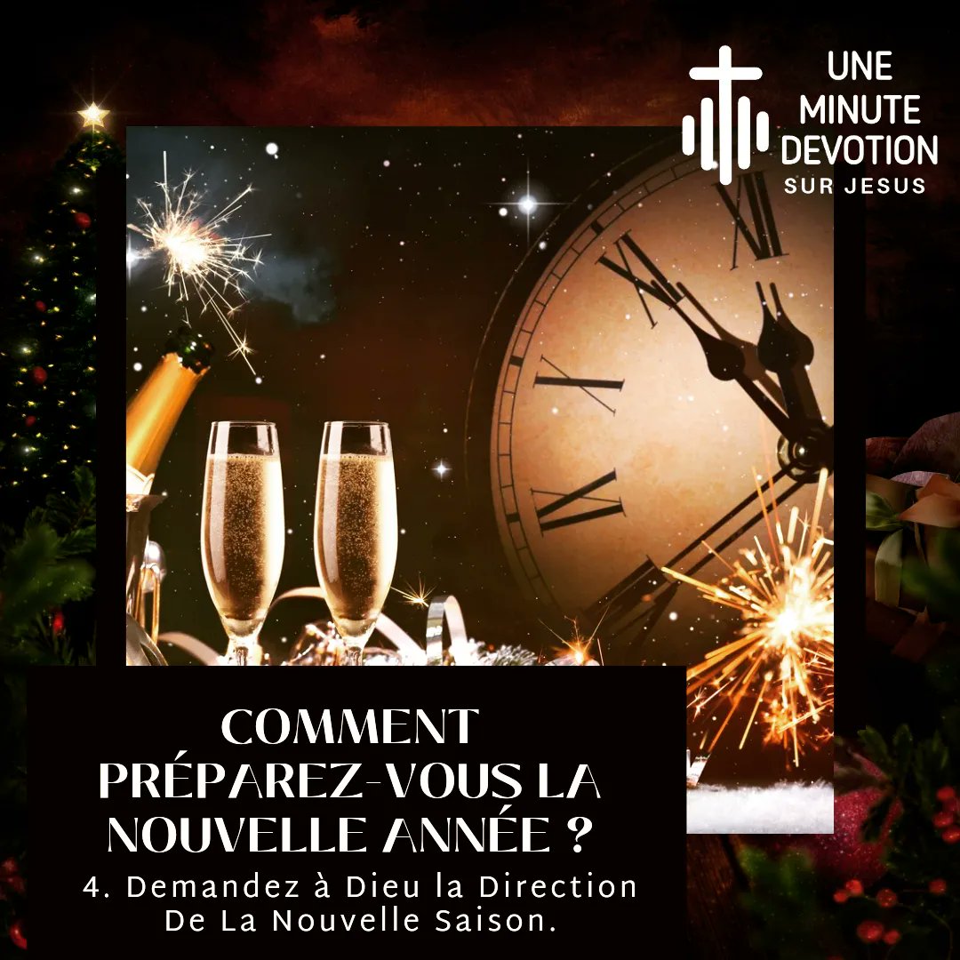 AMinJesusDev's tweet photo. How do You Prepare for the new season that is upon us?
Part 4: Ask God for Divine Direction for the New Season!
#PreparingFor2024
#PreparingForNewYear
#2024
#NewYear
#AMinuteJesusDevotional
#UneMinuteDeDévotionsurJésus https://t.co/s7cMxlppX9