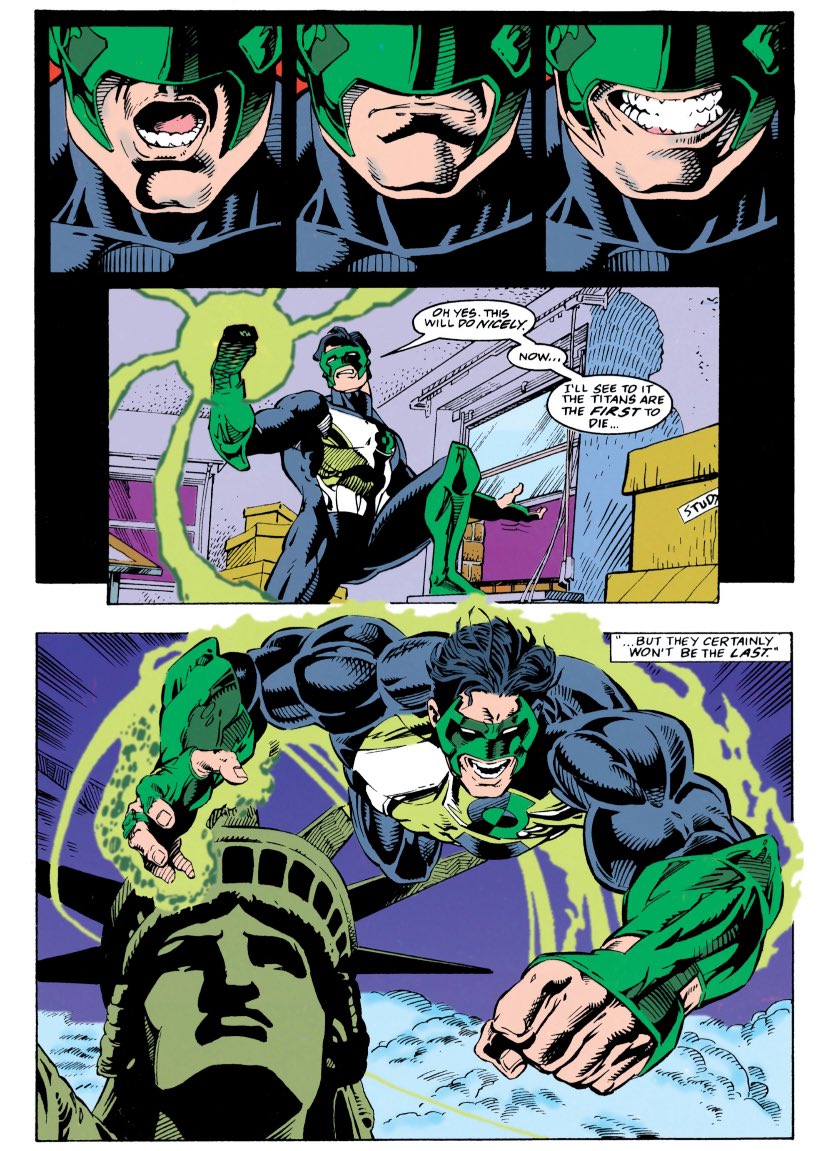 chelsdaniel280's tweet photo. Possessed by Psimon 🧠
(Green Lantern #57 - Ron Marz, Darryl Banks, Romeo Tanghal, Steve Mattsson, and Albert DeGuzman)
#Psimon #GreenLantern
#KyleRayner #dccomics https://t.co/NnotMa0StS