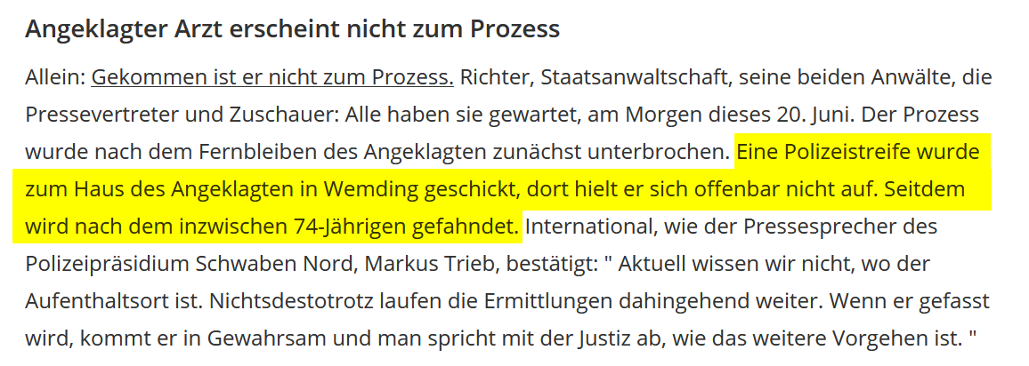 schwurbelwatch's tweet photo. Impfgegner #GerhardHolst aus #Wemding (soll 100te Impfpässe gefälscht haben) ist nicht zum Prozess erschienen &amp; nun wird "international nach ihm gefahndet".

Impfungen habe er vorgetäuscht und natürlich auch abgerechnet. Am Ende geht es immer ums Geld.
https://t.co/S2X4h697iX https://t.co/DPxWBohvrV