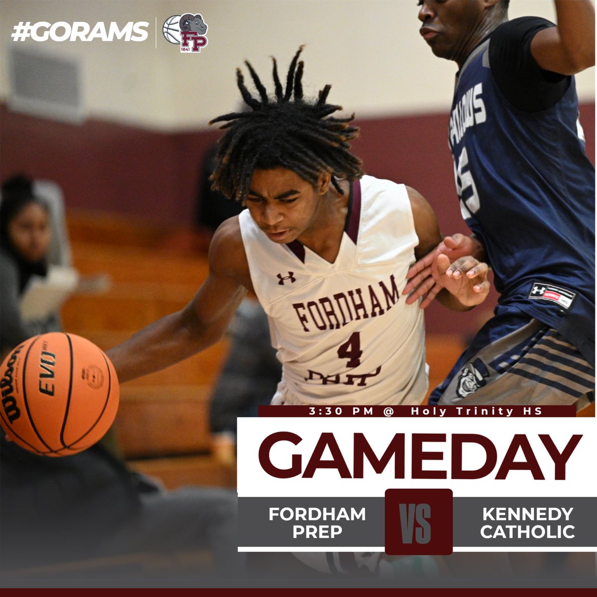 It's Gameday!

Good Luck to our @fp_hoops Varsity team in todays game against <a href="/KennedyGaels/">Kennedy Catholic Prep & St. Mary’s Academy</a> at the <a href="/HolyTrinityDHS/">Holy Trinity HS</a> Holiday Tournament.

Tip off is at 3:30 PM @ Holt Trinity HS.

Go Rams! 🐏🏀

#AMDG #GoRams #HomeOfChampions