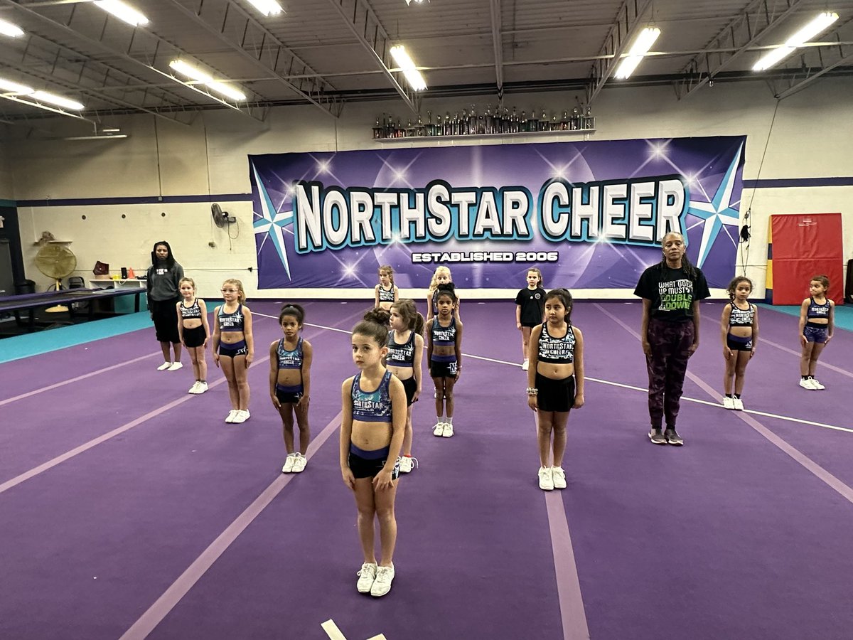 NorthStar_Cheer's tweet photo. Getting ready for competition season.💜✨ https://t.co/aokLrnqvX4