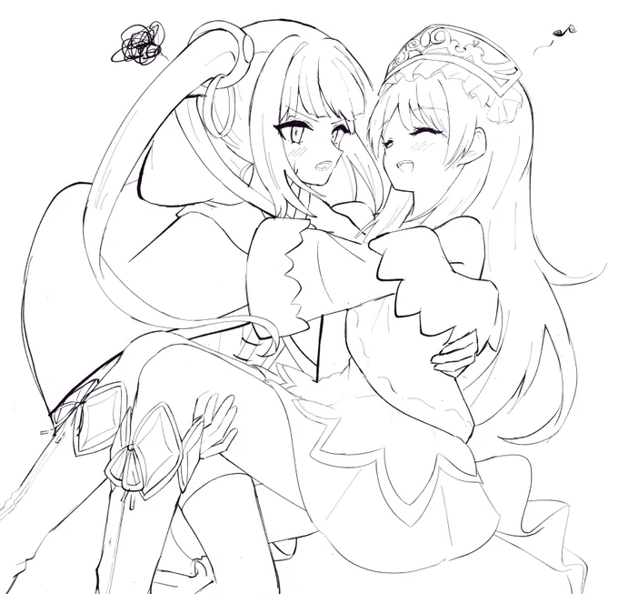 4年前くらいに描いたトトミミ描き直してたのしんでる 