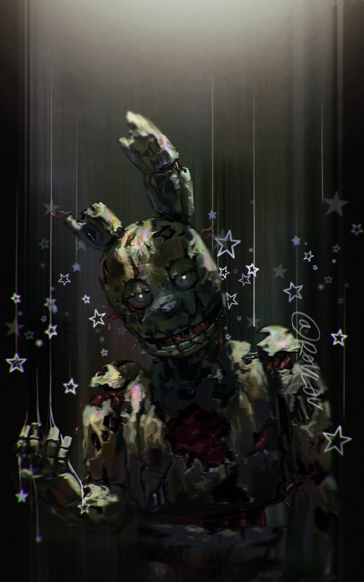 R0VL0V's tweet photo. sorry I've been drawing springtrap a lot #fnaf #springtrap https://t.co/C1wKXiikKV