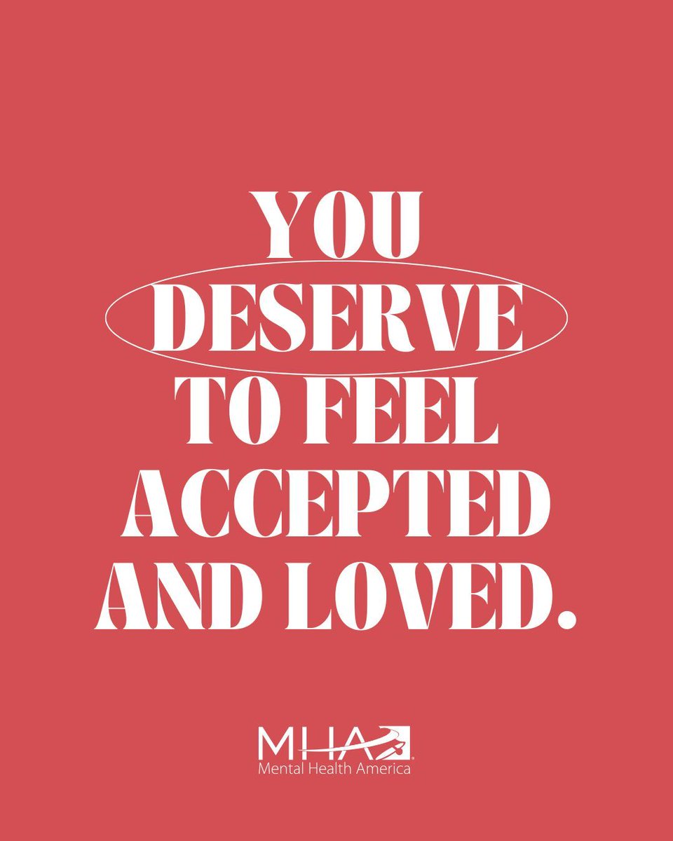Remember: you deserve to feel accepted and loved. ❤️ Sometimes visiting with family around the holidays can also mean time around people that aren’t accepting or understanding of who you are. You are worthy of love and you deserve healthy and supportive relationships. 🫶🏻