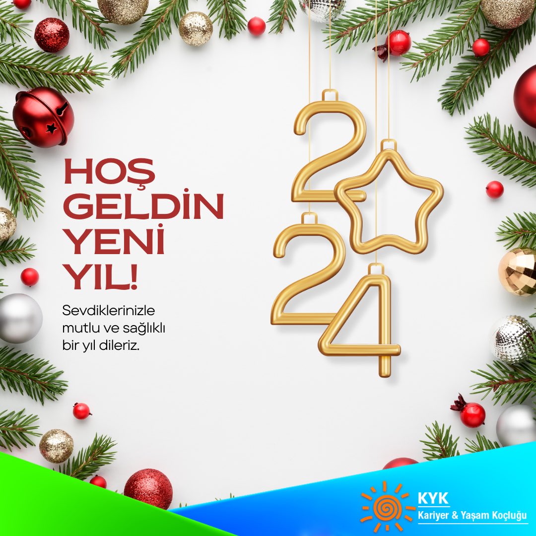 Yeni yılın herkese sağlık ve mutluluk getirmesi dileklerimizle...

#yılbaşı #yeniyıl #yilbasi #kyk #kariyer #yaşam #kocluk #kariyerplanlama #kişiselgelişim #farkındalık #yaşamkoçu #koçlukeğitimi #koçlukhizmeti #kariyeryaşamkoçluğu #sevilaydemirkyk #sevilaydemircom