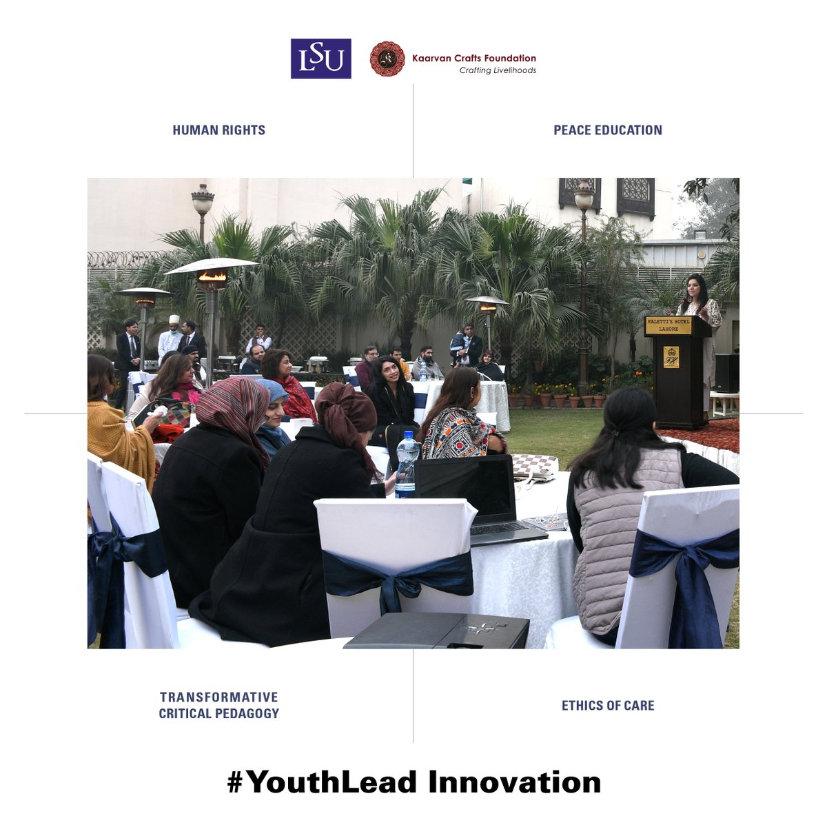 kaarvancrafts's tweet photo. Honored to be part of 10 years of #LSU celebrations where with a panel of changemakers from @WWFPak, Rukhsana Foundation, Alif Laila Book Bus Society and @Akhuwat; we dove deep on the importance of #YouthLead Innovations. https://t.co/lBgQn3Mre4