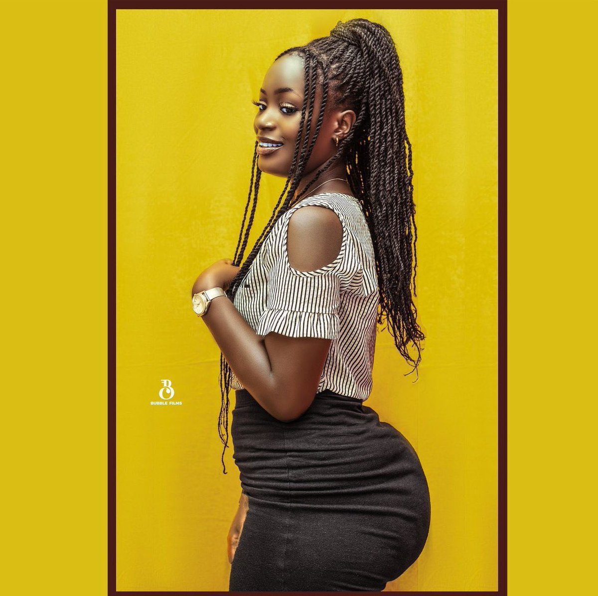 Looked for a nyege picture of her as a man naye kabuze but she is awesomely beautiful &amp; that letter D at her bottom is captivating,happy bd <a href="/NaswibaNana/">Nana Bae</a> 🫡