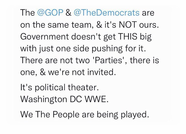 MacaRooney728's tweet photo. @GinaSaysSo @GOP #Uniparty #DupedAgain https://t.co/SlztnShjQi