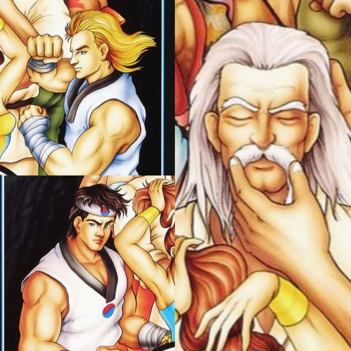 NintenCano's tweet photo. #왕중왕 #FightFever #ファイトフィーバー #VICCOM
Segun una wiki coreana, hubieramos tenido personajes de Fight Fever en KOF
Un equipo compuesto por Kim Hoon, Han Baedal y Master Taekuk fue nominado como "Equipo Kim '95", pero no se materializó la idea
¿Que opinan? https://t.co/nw2tEVvHsn