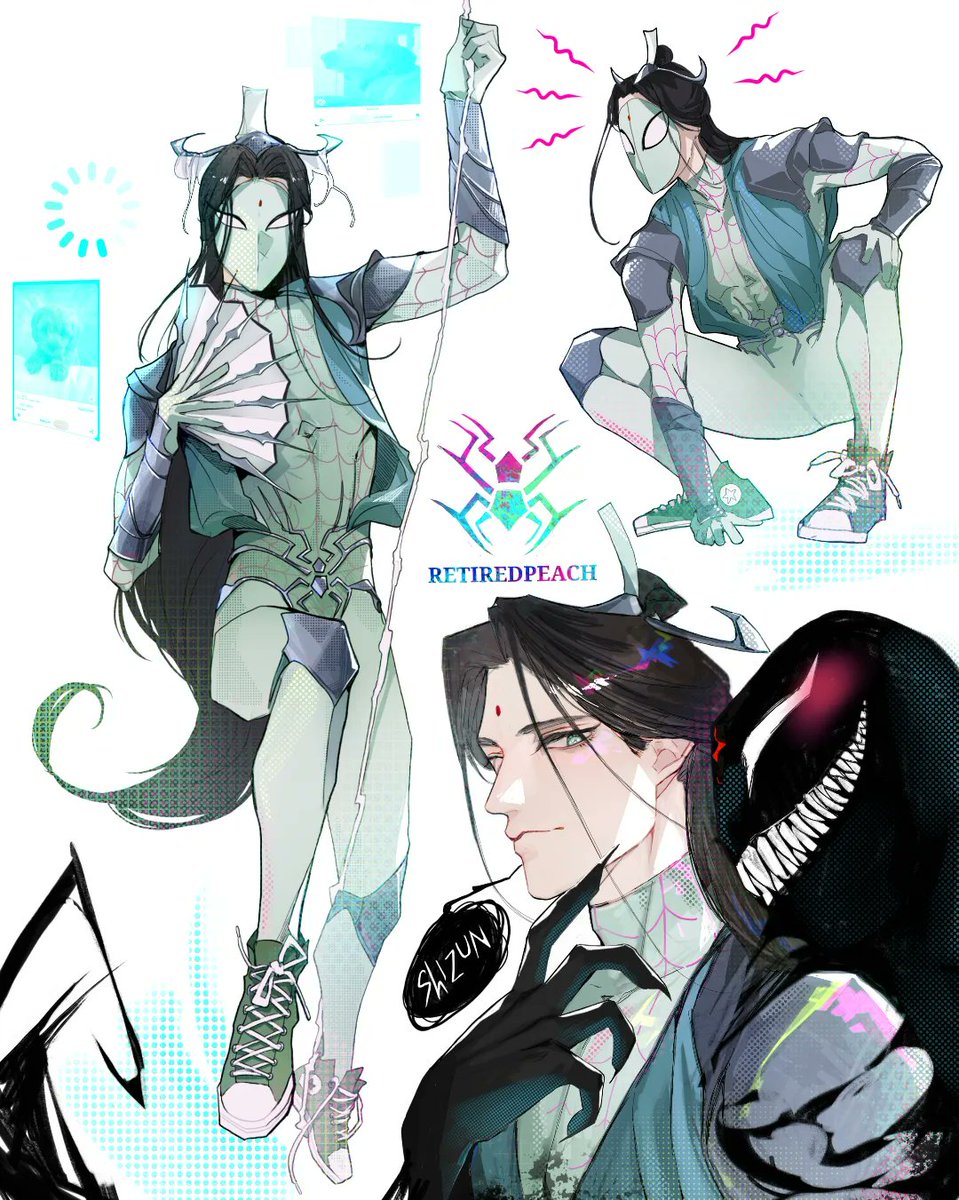 retiredpeach's tweet photo. Mxtx into the spiderverse 🤭 https://t.co/T5Y8gJCXIO