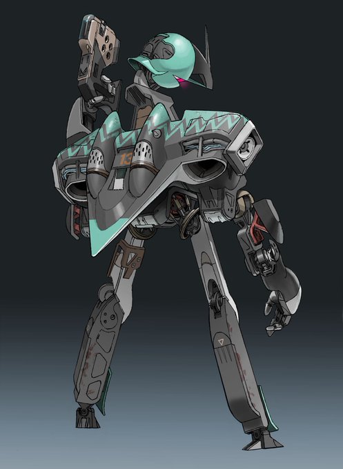「holding gun humanoid robot」 illustration images(Latest)