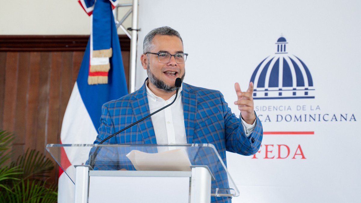 Feda_RD's tweet photo. FEDA resalta principales logros que han impulsado la Transformación Agropecuaria.
Galván mencionó otros logros del FEDA, como el de las 116 Rutas Productivas en 30 provincias han participado unos 130 mil productores.
#fedard
#transformacionagropecuaria https://t.co/o5uMNxCwBH