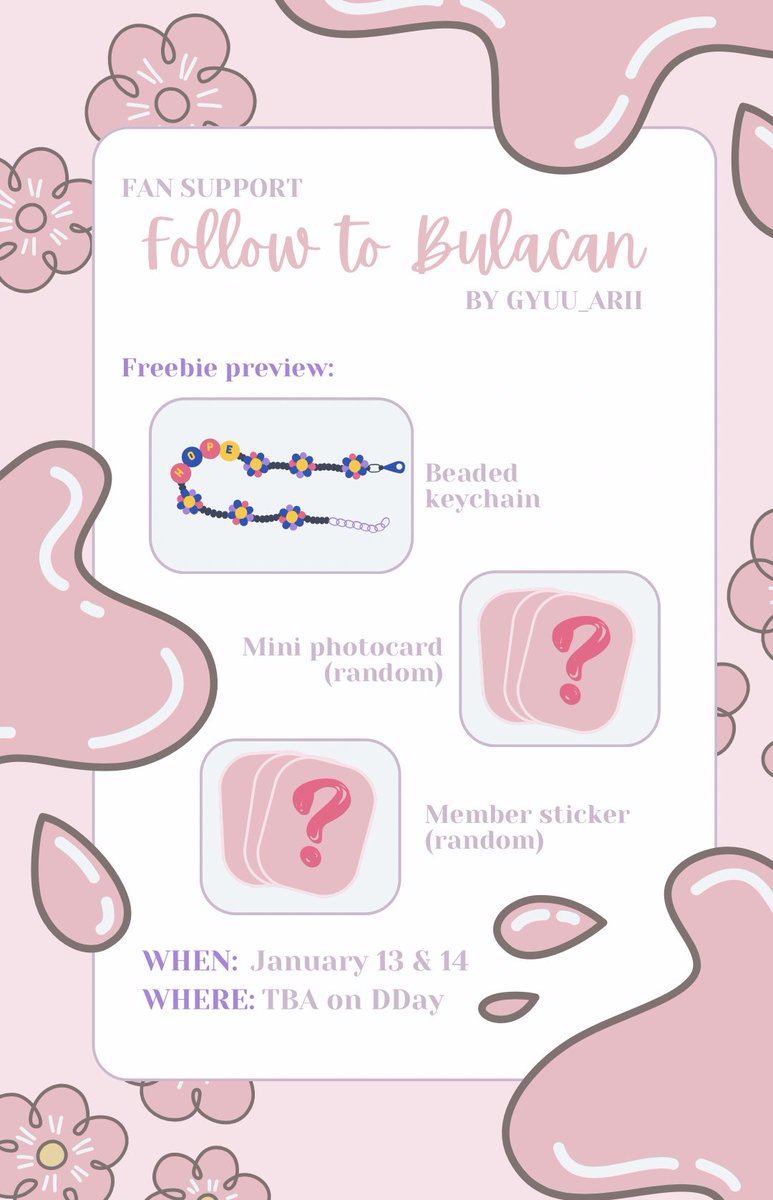 gyuu_arii's tweet photo. ✨ fan support for follow to bulacan ✨

hello caratdeul! i'll be giving away some freebies on d-1 and 2⊹ ࣪ ˖  

— like &amp; rt to spread
— limited qty 
— open for trade
— see pic for more details

t. #SCOUPS #FOLLOW_TO_BULACAN #SVT_FOLLOW_TOUR #SEVENTEENinBULACAN #SVTINBULACAN https://t.co/dNkToueveh