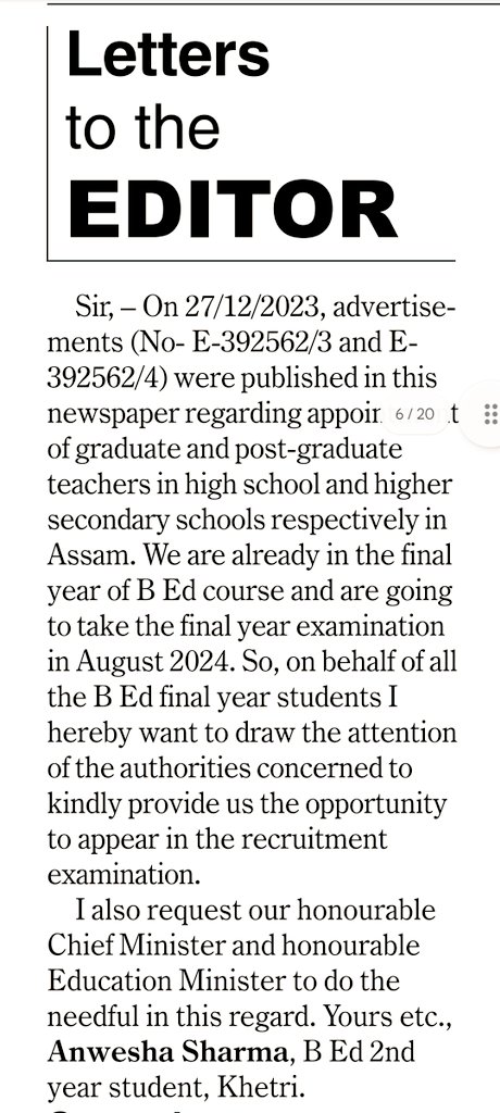 _bappi_nath's tweet photo. Sir, we request you to kindly consider and giving us this opportunity to appear in the upcoming TET-CUM-RECRUITMENT test, as after some months our B.Ed. will be over. 
@CMOfficeAssam @himantabiswa @ranojpeguassam https://t.co/KoGar4hDaW