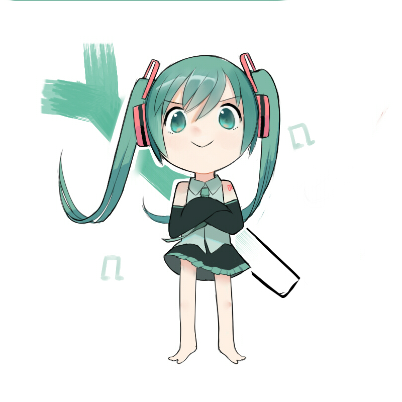 Gapmoe201's tweet photo. chibi Hatsune Miku 
#HatsuneMiku   #初音ミク https://t.co/fPlVetY7Pe