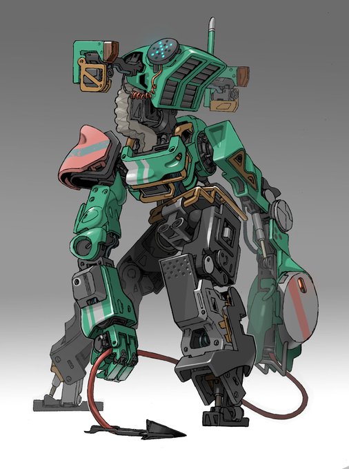 「humanoid robot one-eyed」 illustration images(Latest)