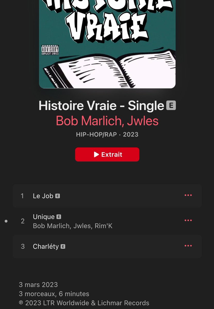 La cover m'a intrigué (reprise d'une cover US), mais vous classez des trucs de 3 chansons dans vos *tops*

Voyons...