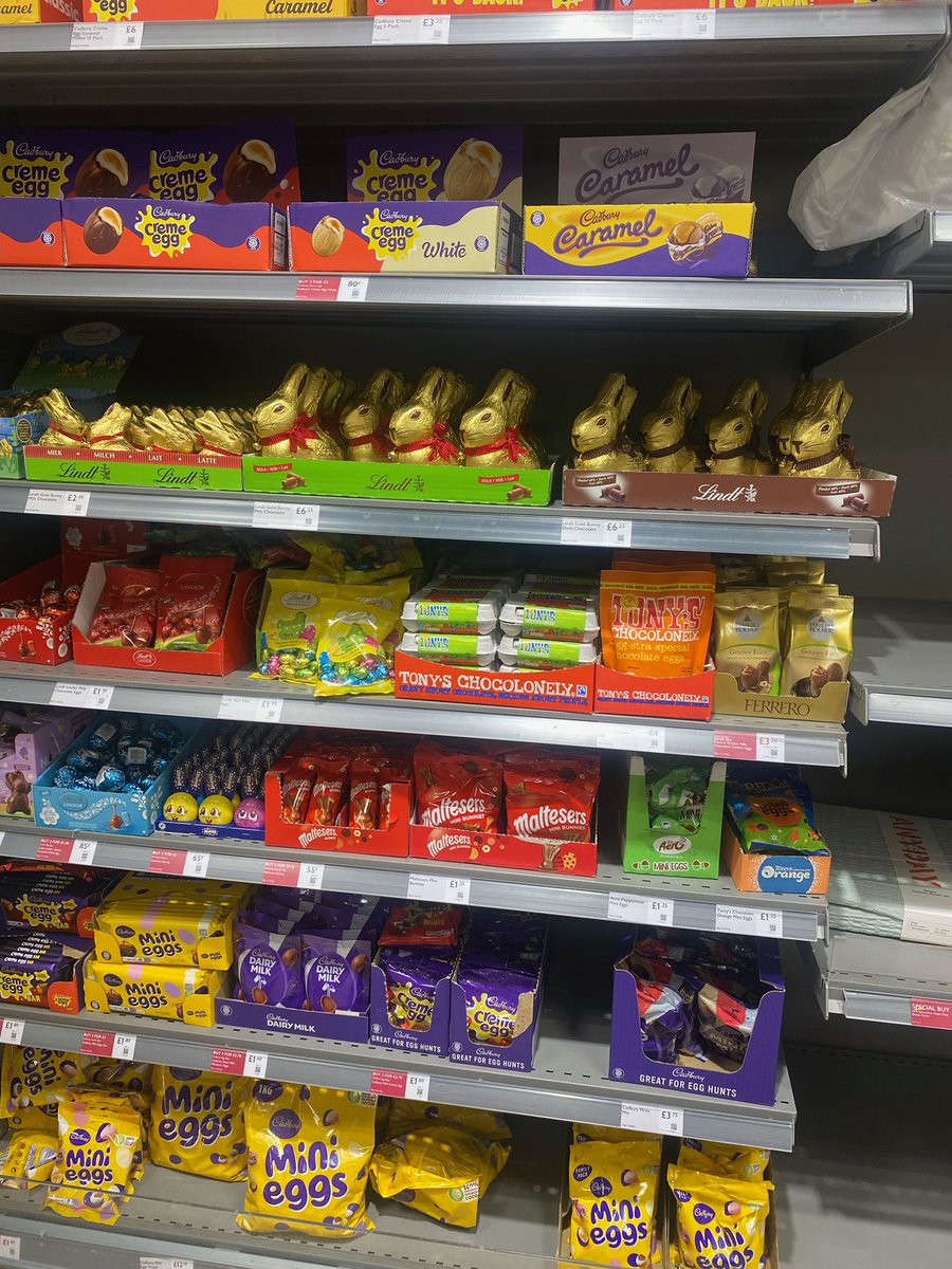 Easter display already at Waitrose 🫣