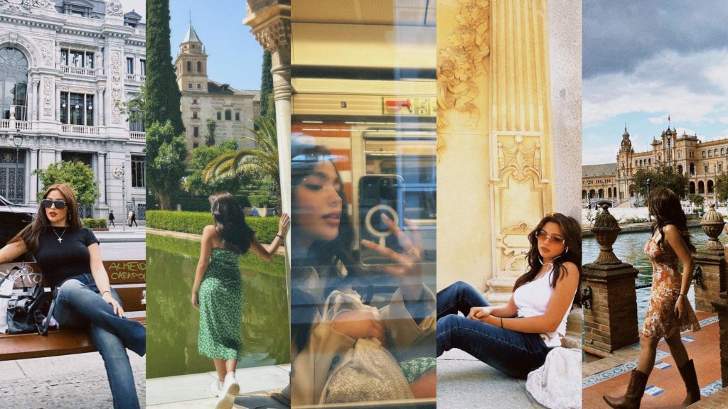 blythesgf's tweet photo. just andrea brillantes uploading her spain vlog and photos. and that’s on what? slap to you, bitches. https://t.co/XPrqhyEvWv