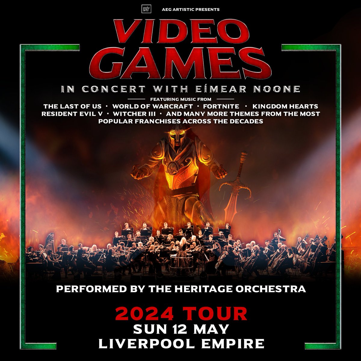 LiverpoolEmpire's tweet photo. Calling all #gamers! 🎮 This is your reminder that #VideoGamesInConcert will be performed in #Liverpool for one night only this May 👾 Hear scores from iconic videos games from across the decades brought to life on stage!
📆 Sun 12 May
🎟️ https://t.co/IgOZykHyTb https://t.co/fmg9zdi0tl