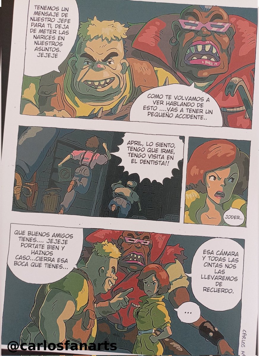 carlosfanarts's tweet photo. Mi cómic de las TMNT! Ya tengo 4 páginas!!RT please!!! https://t.co/zaGFboAFh0