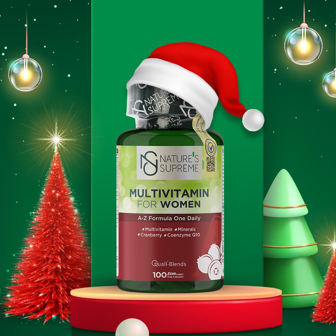 Nature's Supreme Multivitamin For Women, yılbaşı için kutlamalara şimdiden başladı! ❄️ 🎄 

#naturessupreme #multivitaminforwomen #vitaminler #yılbaşı #christmas #noel