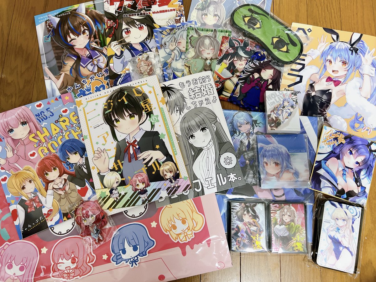 バニートキ「今日の戦利品まとめ 今回もたくさんの相互さんが渡してくれたり、友人に遠征してもら」|ティーン@4月から頑張るのイラスト