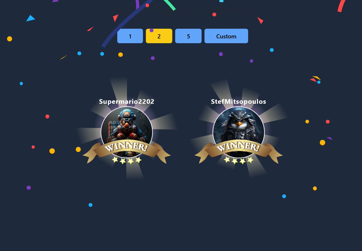 🎁🎉Το giveaway έφτασε στο τέλος του, η κλήρωση έγινε και έχουμε τους εξής νικητές:
1. @Supermario2202 - #Solana αξίας 50$ 🎁
2 <a href="/StefMitsopoulos/">stefanos | ☠️</a> - #Ethereum αξίας 30$ 🎁

Θα επικοινωνήσουμε μαζί σας με DM.

Ευχαριστούμε όλους για την συμμετοχή και σας ευχόμαστε καλό 2024! 🎉