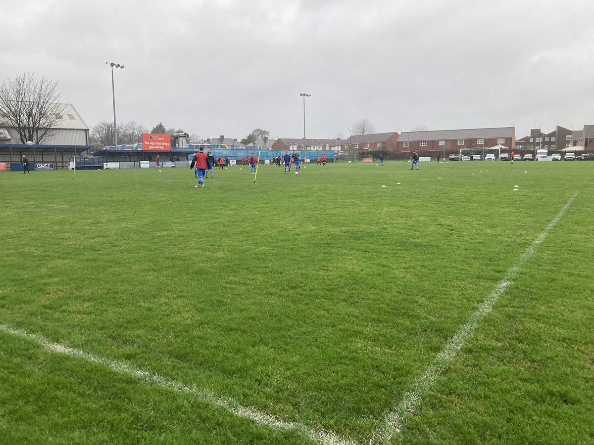 No issues at the KRCT Ltd Stadium for today’s visit of <a href="/AbbeyHeyFC/">Abbey Hey FC</a>.

Shout out to the groundsman on a top job 👏

Still time to come get down and support the Cammells