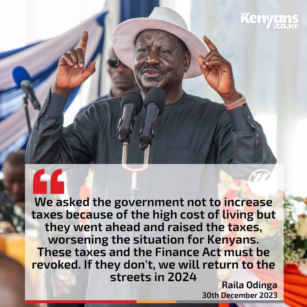 fokango's tweet photo. BABA @RailaOdinga amesema wale watu wasiporekebisha ile sheria ya fedha inayowagandamiza wakenya na ushuru wa kupindukia, basi mwaka ujao....mwaka ujao....mwaka ujao...... mwaka ujao.....tutarudi Uwanjani. https://t.co/YSqRWhVhOX