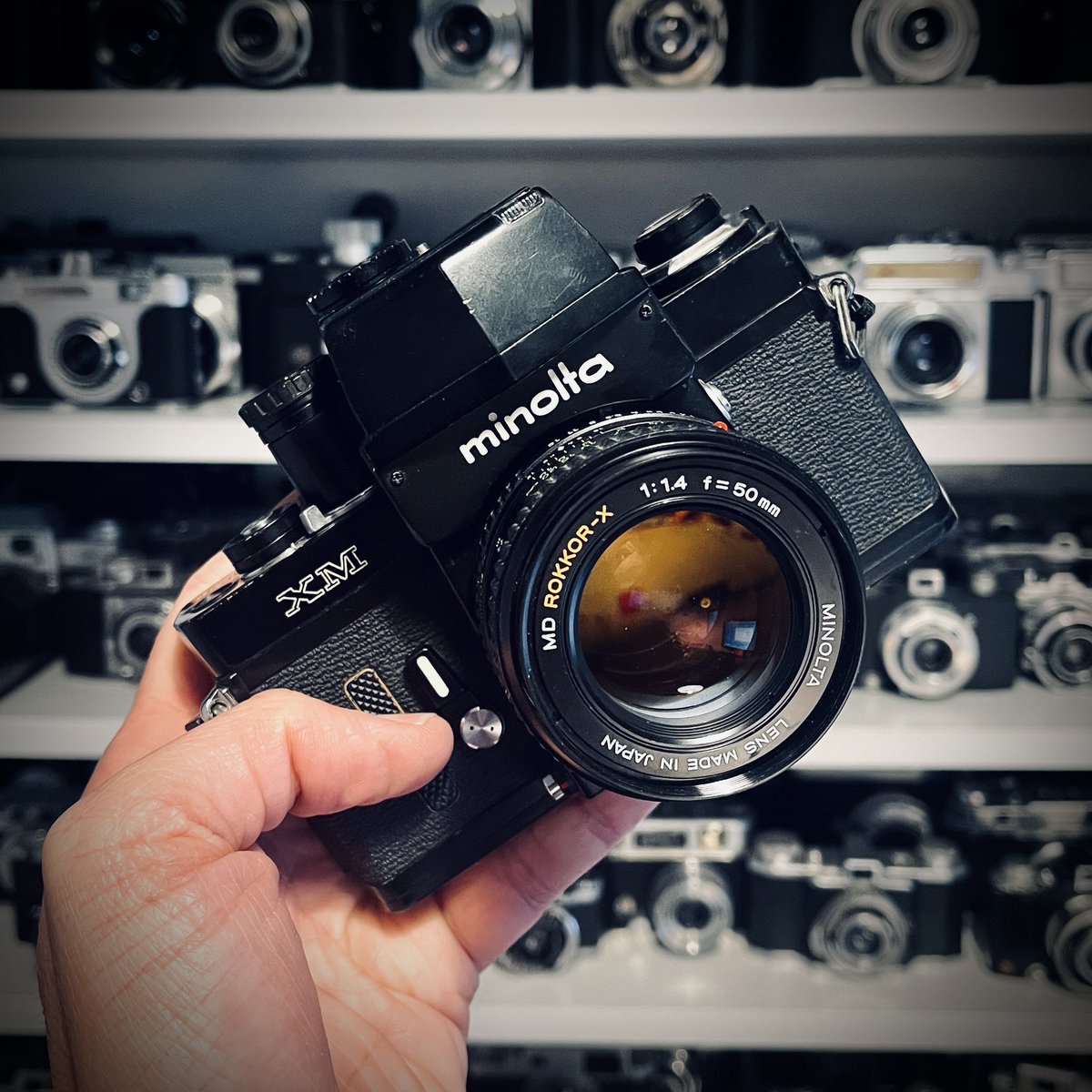 The awesome 1973 Minolta XM
Visit our museum in Paris !
99CamerasMuseum.com

#camera #photograghy #photo #nft #minolta #vintage