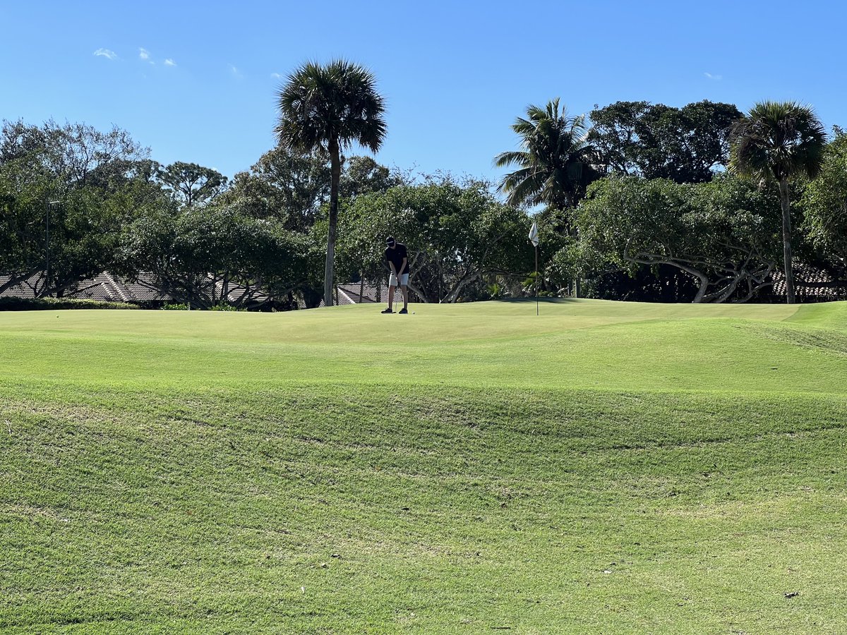 Superb round at PGA National Resort 🏌🏻🏌️‍♂️☀️🐊🐊🐊