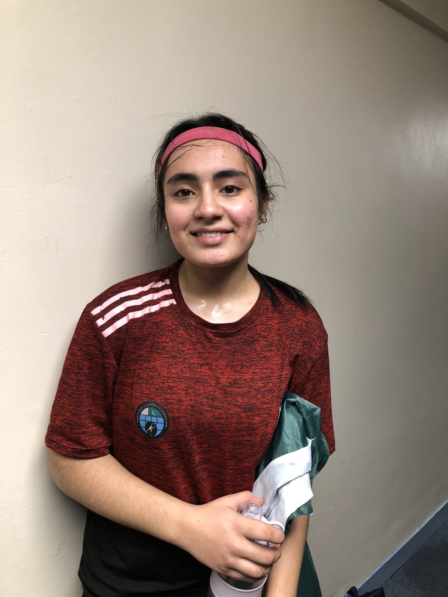 Faheemsattar298's tweet photo. Another Gold ๐ฅ
Pakistan's ๐ต๐ฐ mehwish Ali won the Gu15 event Gold ๐ฅ at Scottish junior open .
Congratulations alot to you mehwish Ali ๐๐๐
Thanks you ๐
Brilliant stuff ๐
#squash
#Pakistan
#SJO23
@noorenashams @asimkhansquash https://t.co/QYfYLwkFxK