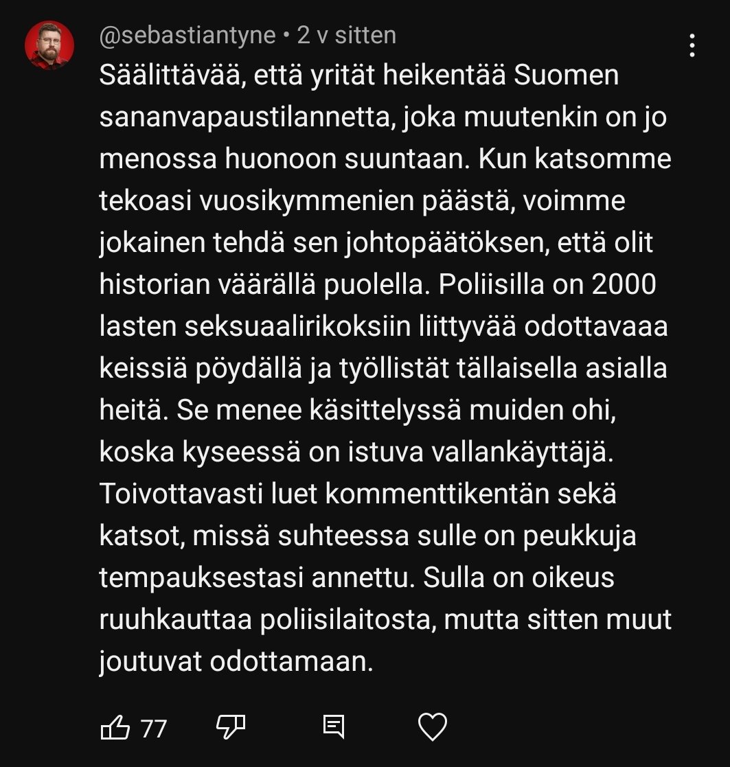 Oppipojalla on viesti Mestarille: