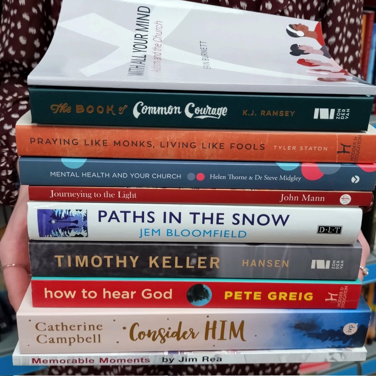 Announcing our top selling Christian books, sold in our shop, via our website and at events in 2023, (excluding any bulk orders)
