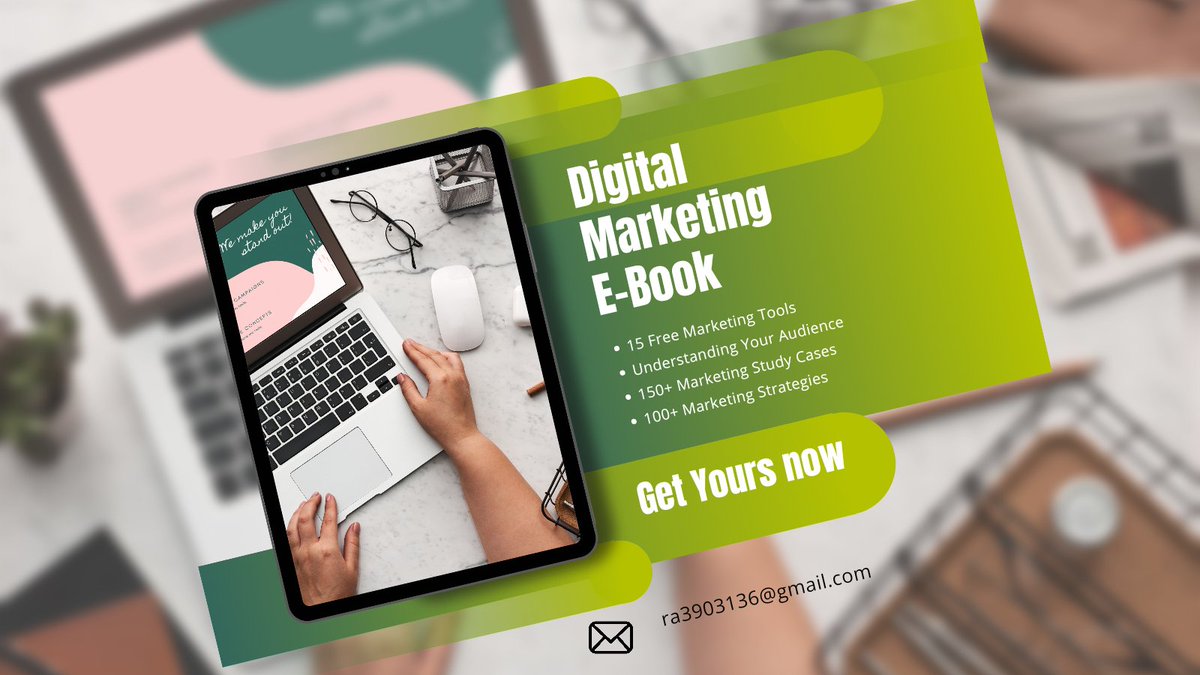 FazleRa59063496's tweet image. Explore the dynamic world of digital marketing with our comprehensive E-book! 📘🚀 Dive into cutting-edge strategies, trends, and insights to elevate your online presence. #digitalMarketingMastery #ebookSuccess
#bookmark 
#booklover
