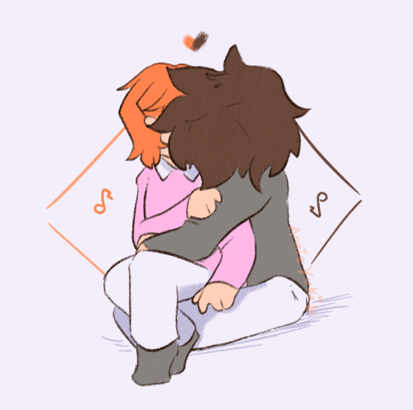 AnnieYuki_arts's tweet photo. comfort ~

(ngl RH Rockers is the LONGEST ship i've been in love with, and always will 🥺) https://t.co/Zsn85mXlgh