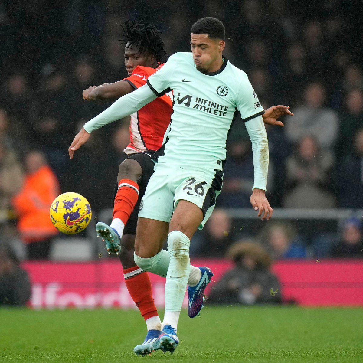 Levi Colwill made more tackles than any other Chelsea player against Luton (7), while only Moises Caicedo (11) won more duels (10/12). 💪

#LUTCHE