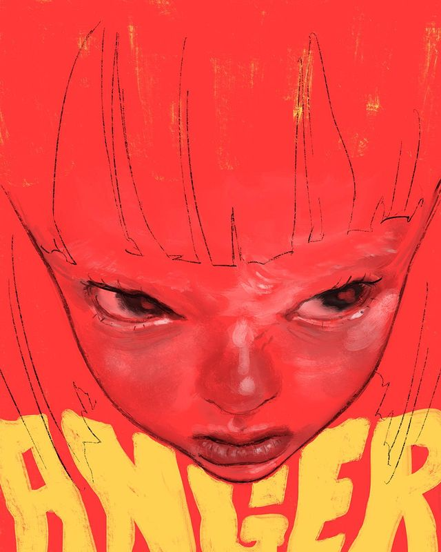 Iithosphere's tweet photo. 'anger' by taku_touch https://t.co/GRDIO7ueGE