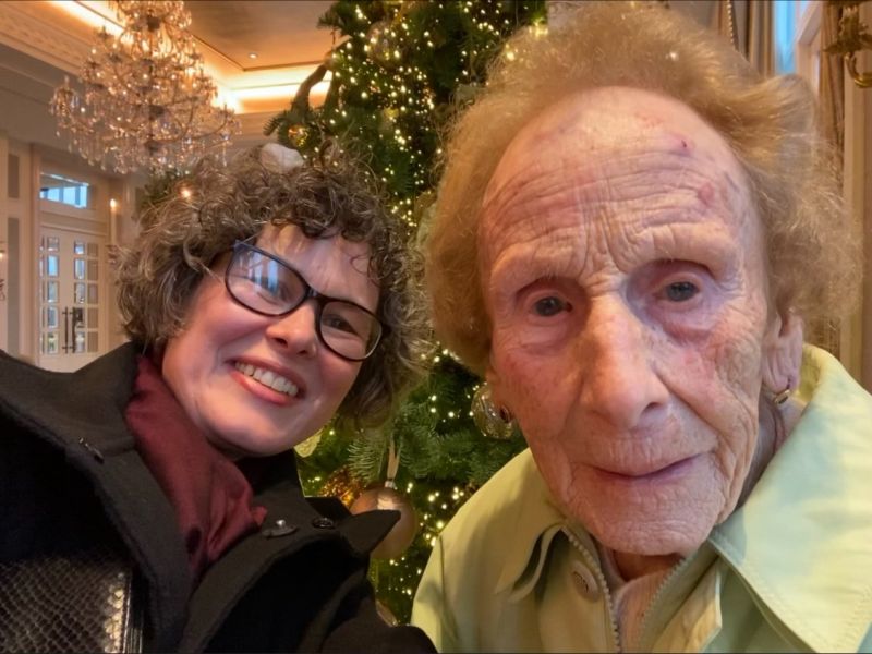 deirdresodyssey's tweet photo. Meet my Gran. 

Key facts: 
- 95 years old on 1st Jan
- Has a favourite hatchet
- Boredom is her nemesis
- Gets invited to much swankier places than me….

Go check this post: https://t.co/Kmg1383llj https://t.co/mTVRBpkIC3