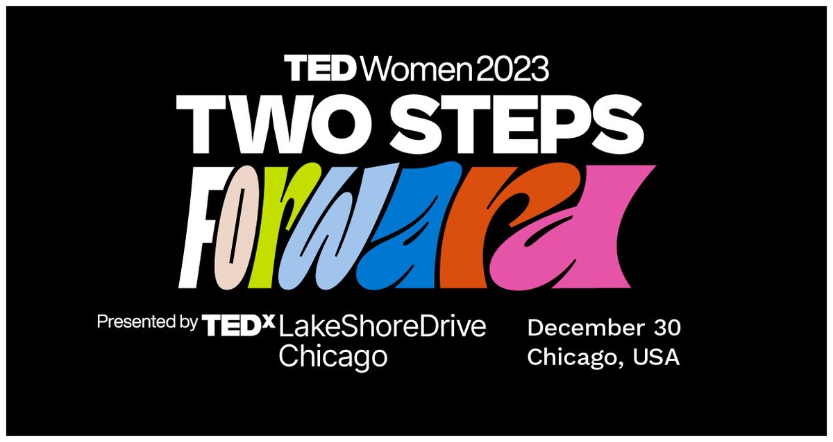 AmySegami's tweet photo. 023 is about to end. Time to take two steps forward . . . see the comment below for a link to register TEDxLakeShoreDriveWomen today at 2 pm CT. https://t.co/5pxKKmRBZH