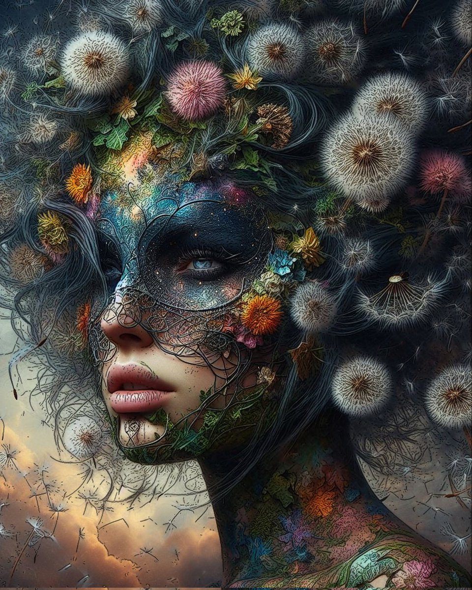 faefreaks's tweet photo. In progress 🌼

#aiart #art #flowers #aesthetic #fairy #fantasy #dalle #bing #bohemian https://t.co/nAieBpDkUr