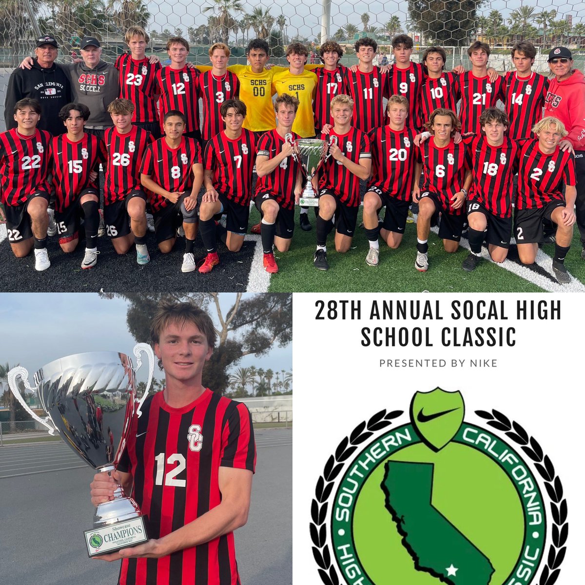JakePooleSoccer's tweet photo. Top teams from LA, San Diego and Arizona - 3 days, 3 wins, Champions‼️@boysSCHSsoccer #onetownoneteam  @MaxPreps https://t.co/pWbqIAw1r6