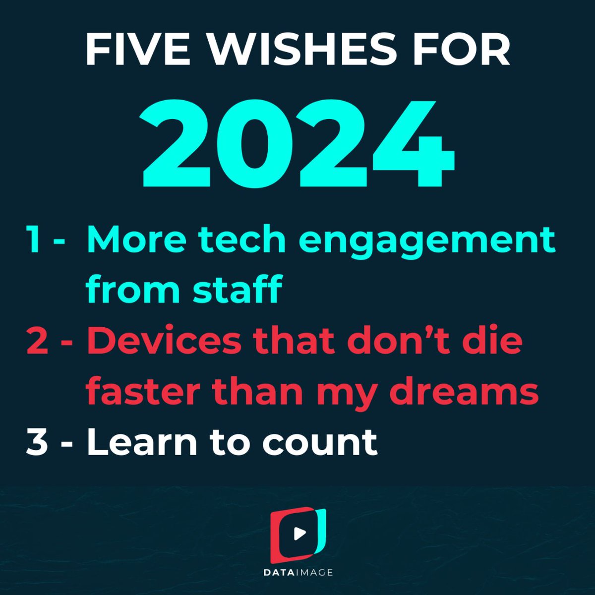 dataimageusa's tweet photo. What are you wishing for in 2024? Let us know in the comments 👇 https://t.co/tx12VzmvRr