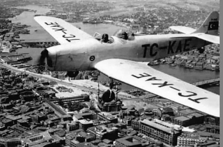 Yerli uçağımız İstanbul semalarında… Yıl 1940